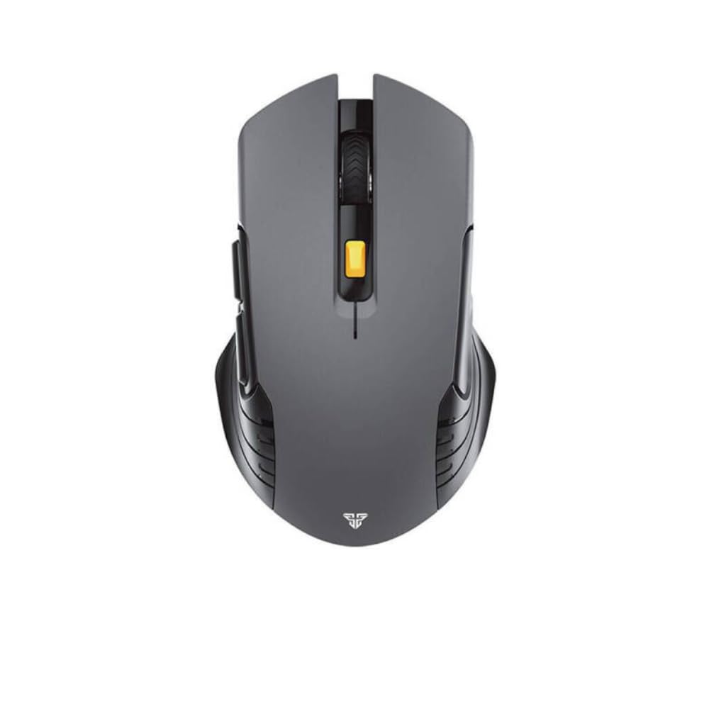 FantechWG12R Rechargeable Wireless Gaming Mouse, 2.4GHz Wireless Connector, Adjustable 800-1200 DPI, Up to 30 IPS/10g Acceleration, 125Hz Polling Rate, 3M Clicks Lifetime Gaming Mice (Grey)