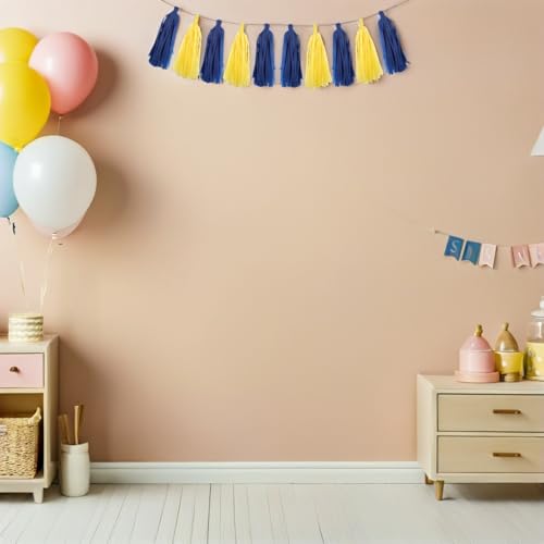 Guirnalda de borlas de papel de seda para adornar techos y mesas de dulces en casa 8
