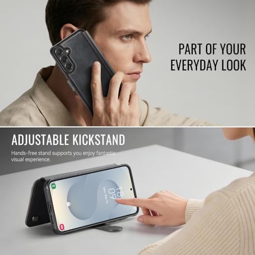 Étui pour Samsung Galaxy S25 Ultra violet, la coque portefeuille en cuir idéale en voyage