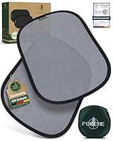 FORCHE® Auto Sonnenschutz Seitenscheibe – Sonnenblende, UV-Schutz für Babys/Kinder, reduziert Blendung & Hitze, schnelle Montage mit starken Saugnäpfen, passt in Fast jedes Auto