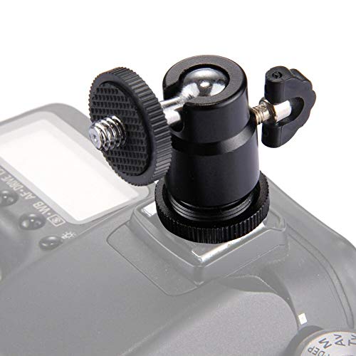 Image of BKN 1pcs Aluminum Alloy Body Multi Purpose Adjustable 360 Degree Swivel Angle Ball 1 /4 inch Mini Tripod Ball Head Kit Shoe Mount Adapter Holder for All DSLR Camera Accessories | Canon Go Pro, Accessories