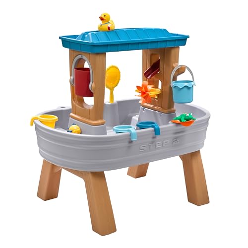 Step2 Rain Showers Splash Tub Table d'eau en Plastique Grise & Marron