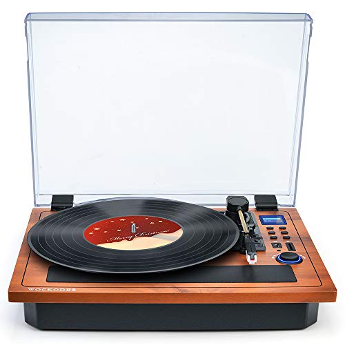 wockoder briefcase turntable