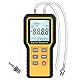 LYCEBELL Digitales Manometer Gasdruckprüfer, Differenzdruckmessgerät Dual-Port-Luftdruckmessgerät mit Hintergrundbeleuchtung und Datensatzfunktion, Manometer HAVC mit 12 Messeinheiten