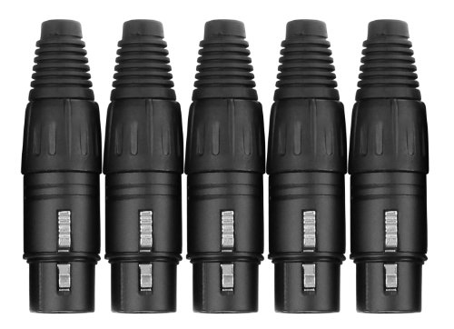 Pronomic XFPLUG Black XLR Female - 5 pack