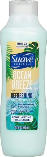 Miniatura 2 de Suave Essentials - Acondicionador refrescante, infundido con extracto de algas marinas y vitamina E, acondicionador para el cabello Ocean Breeze con