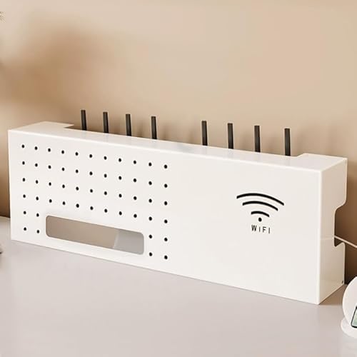 [^[[{bNXAǊ|WiFi[^[[{bNXAeʃnC_[R[hǗA[^[I[KiCU[ACX[^[[{bNXAd^bvd (Color : White, Size : 40cm/16in)