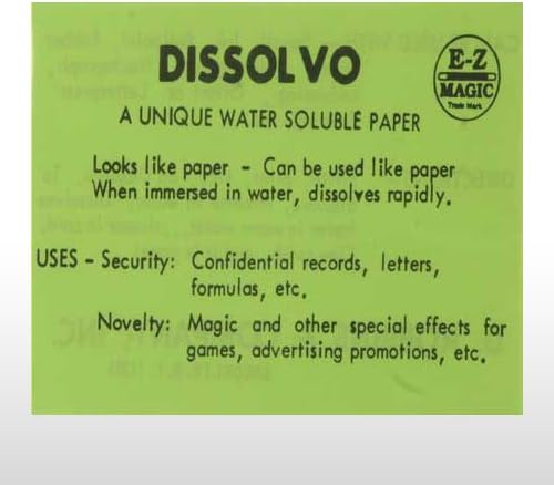 Dissolvo - Spy Paper