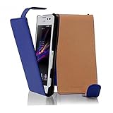 DISEÑO: Elegante funda en Flip Style (plegable en vertical). La tapa se puede abrir/doblar hasta 360° y, por lo tanto, no estorba al hablar por teléfono o al escribir. La carcasa dura integrada se adhiere firmemente en la tapa y le da a su teléfono inteligente un ajuste perfecto. La parte interior de la solapa mantiene el mismo color que la parte exterior, dándole un aspecto muy elegante.