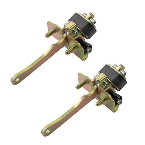 Dtomi Front Left & Right Side Door Check Strap Compatible with Jeep Cherokee Vehicle XJ 1984-2001, Comanche MJ 1986-1992, Wagoneer 1984-1990 Replace# 55235571AB 55235571 924-148 (2 Pcs)