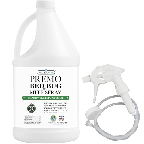 Premo Guard Bed Bug Killer Spray 128 oz - University Tested 100% Kill Rate - Natural Non Toxic, Stain & Scent Free - Kill Bedbugs & Mites On Bed & Blankets, Furniture, Clothing - Child & Pet Safe — view 2