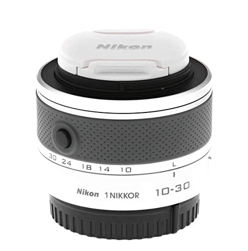 Lente AF Nikkor 10 30 mm f/3.5 5.6 VR para Nikon 1 Blanco