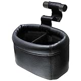 ナポレックス(Napolex) 純正感覚車用シートベルトストッパー 小物置き 収納ボックス 本革調 簡単取付 ベルトストッパー リング付 カー用品 JK-32