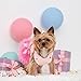 Fitwarm Sparkly Heart Dog Tutu Dress, Birthday Clothes for Small Dogs Girl, Pet Outfit, Light Pink, Hot Pink, XS