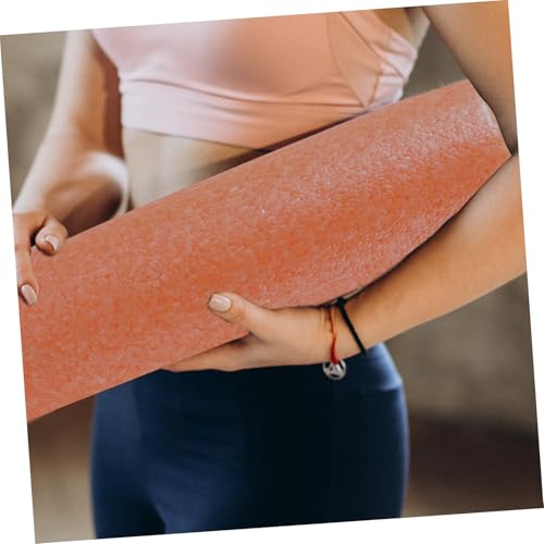 Rodillo de masaje fitness para yoga y relajación muscular en material EPP 30x15 cm color naranja para músculos y entrenamiento en casa miniatura 5