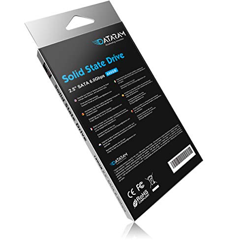 Dataram 2.5" Ssd, 6.0 Gbps Sataiii Solid State Drive High Speed Read & Write (480Gb) #TOP3