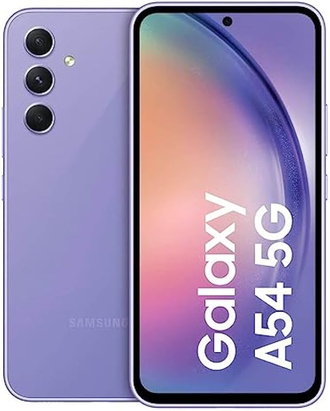 SAMSUNG Galaxy A54 5G + 4G LTE (256GB + 8GB) Unlocked Worldwide Dual Sim (Only T-Mobile/Mint/Metro USA Market) 6.4" 120Hz 50MP Triple Cam + (25W Fast Wall Charger) (Awesome Violet (SM-A546M))