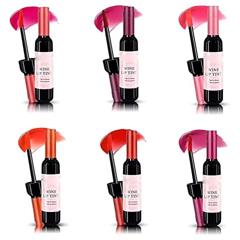 FLIPNEX Wine Lipstick Matte Long Lasting Waterproof Lip Lip Sticks Tint Set Lip Gloss Wine Liquid Lipstick Waterproof Moisturizing and Non-Stick Cup Lip Gloss (OR01) Cover