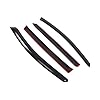 TuningPros Outside Mount Window Vent Visors Rain Guards Compatible with Subaru B9 Tribeca 2006-2014 | Side Window Wind Deflectors Rain Shields | Black Tinted, 4 Pcs Set, BGWV-523 #1