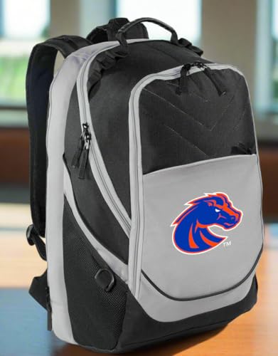 Image of Broad Bay Boise State Backpack | Official BSU Broncos Logo, Padded Laptop Computer Section, Premium 600 Denier Nylon Fabric,