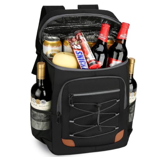 Image of Backpack Cooler Insulated Leakproof, Soft Cooler for Outdoor Camping Hiking