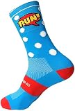 Calcetines half cut. UNISEX HOOPOE Calcetines Running Half Cut, Hombres, Mujer, Divertidos, sin Costuras, Térmicos, Comic, Talla 41-45