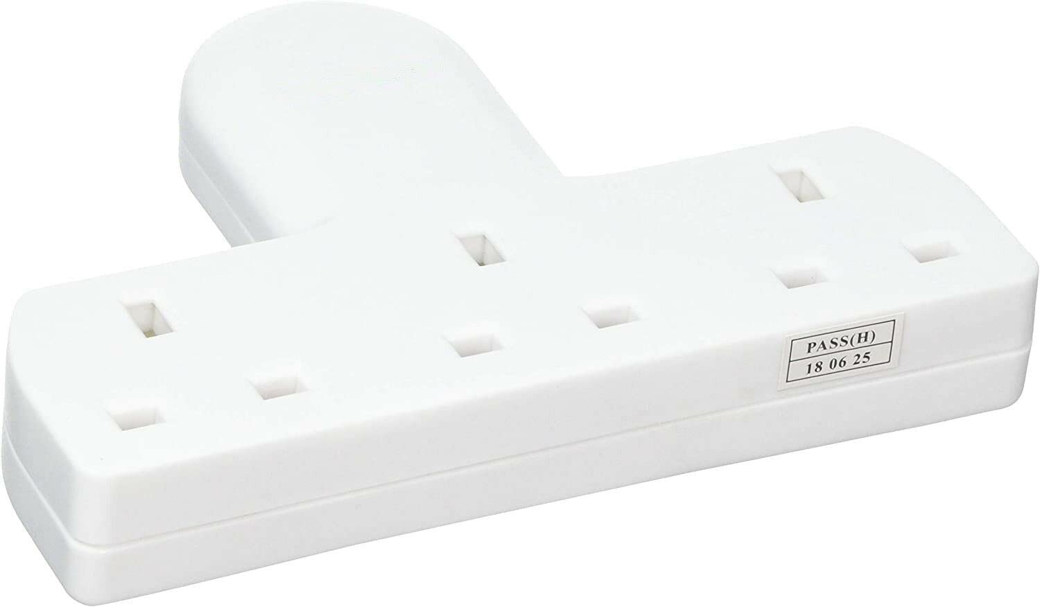 Mr. Gadget's Solutions® 3 Way/Triple UK Mains 3 Pin 250v 13Amp Adapter Plug/Socket/Bar - White - Image 4