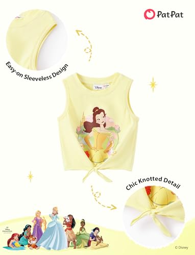 Image of Disney Frozen Princess Minnie Stitch Girl Clothes Long Sleeve Knot Front Sweatshirt Flare Pants Fall 2 Piece Outfit 2-9Y