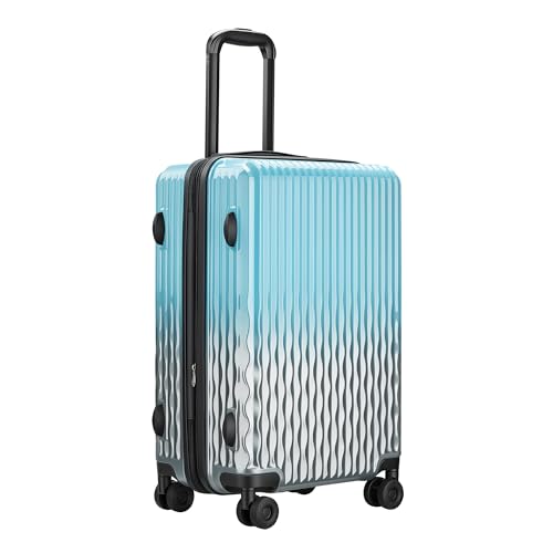 Image of Luggage Set, 20 Inch Carry on Luggage, 24 Inch Checked Luggage Lightweight Hardside Suitcase With Spinner Wheels, TSA Lock, 2-Piece Set