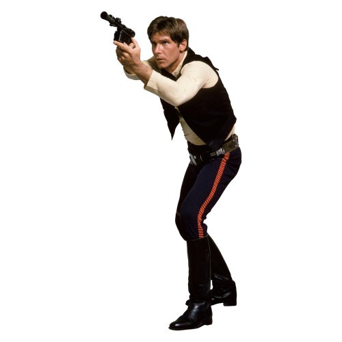 Thedecofactory RMK1588GM Stickers Star Wars Han Solo Giant Roommates Repositionnables (145X65CM), Vinyle, Multicolore, 104 x 46 x 0.1 cm