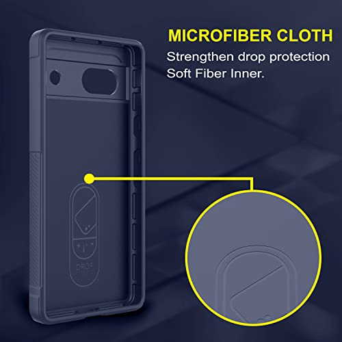 Image of amazon basics Back Case Cover for Google Pixel 7A | Compatible for Google Pixel 7A Back Case Cover | Liquid Silicon Magic Case for Google Pixel 7A with Camera Protection | Sapphire