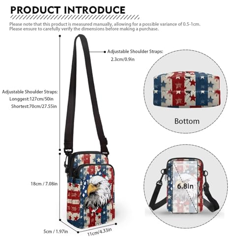 Image of Lightweight Small Crossbody Bags Cell Phone Purses Travel Pouch Shoulder Bag for Women