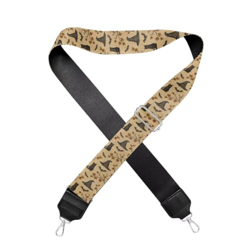 Image of Adjustable Purse Strap Replacement, Wide Shoulder Canvas Bag Strap, Crossbody Handbag Strap
