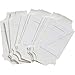 Brady 5040 Series Number and Letter Labels, Pack of 10 Labels, White, Z