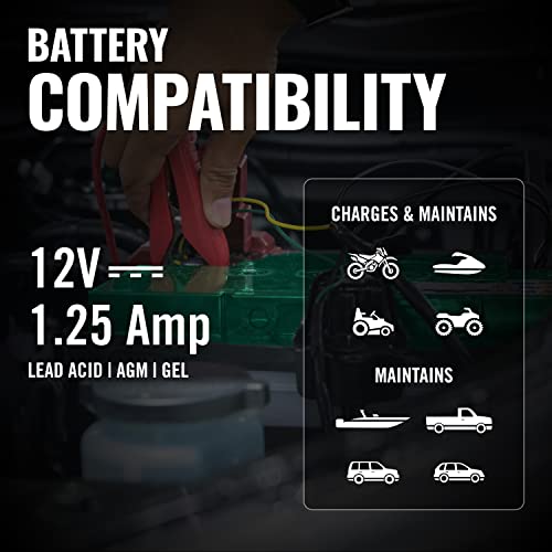Battery Tender 022-0165 2 Bank Multibank Charger - 2.5 Amp (1.25 Amps Per Bank) - Smart 12V Multi Battery Charger And Maintainer thumb #4