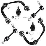 Detroit Axle - 6PC Front Upper Control Arms w/Ball Joints and Sway Bars Replacement for 2004 2005...