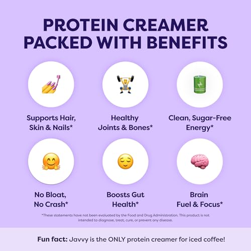 Sweet Cream Protein Coffee Creamer - Grass Fed Pasture Raised Collagen - Hair, Skin & Nail Support, Energy-Boosting MCTs, Keto Friendly, Lactose Free & Gluten Free, 0g of Sugar, 11g of Protein - Thumbnail 6
