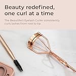 Eyelash Curler - Premium Lash Curler for Long-Lasting Curls with Gentle Pressure Distribution - Eyelash Curler Suitable for All Eye Shapes and Lash Textures - with Extra Silicone Cushion - Image 2