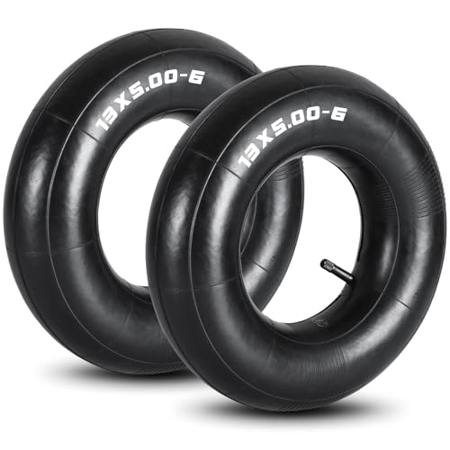 NYXOVA 2 Pack 13 x 5.00-6 Inner Tubes, TR-13 Straight