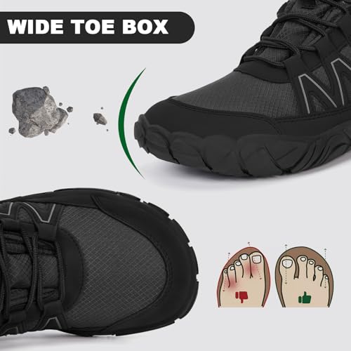 Image of Women's Waterproof Hiking Boots Anti Slip Ankle Boots Outdoor