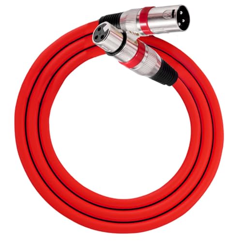 Cable de micrófono XLR de 1m multicolor para mesas de mezcla en estudio de música 3