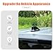Shark Fin Antenna Top Mounted Roof Cover Trim for Toyota Tacoma 2024 2025, Car Exterior Decoration Accessories (Black)