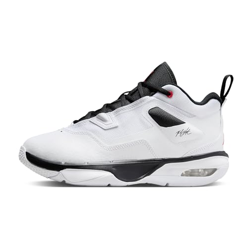 Jordan Stay Loyal 3 Big Kids' Shoes (FB9922-106, White/Black/University Red) Size 7