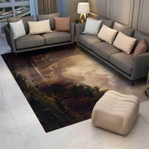 Carpette de décor Sunset Valley 140x200 pour salon et bureau - 3
