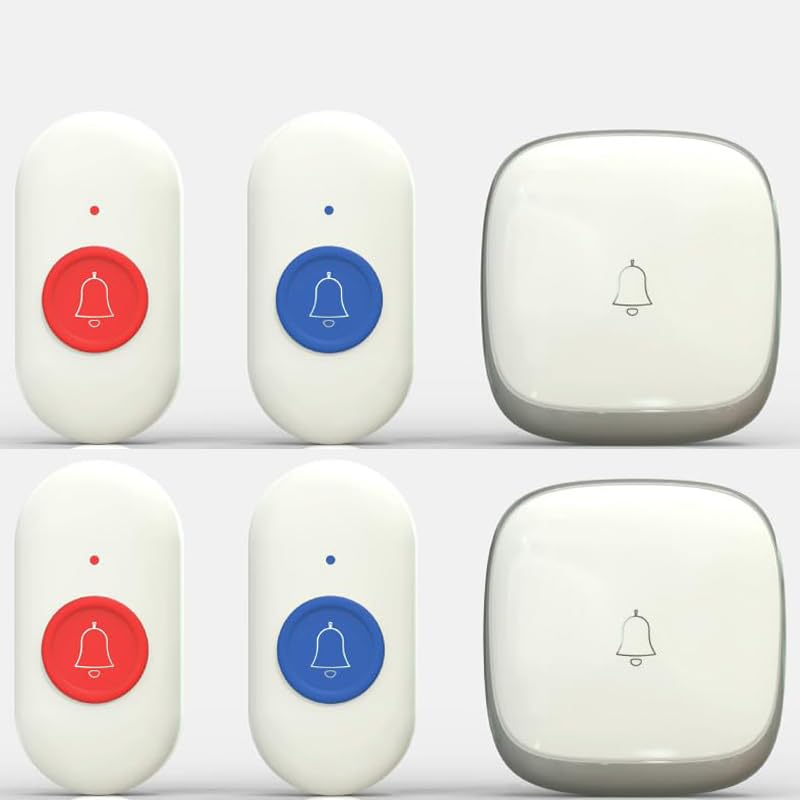 Amazon.co.jp: ワイヤレスコール 呼び出しベル SOS緊急コールセット