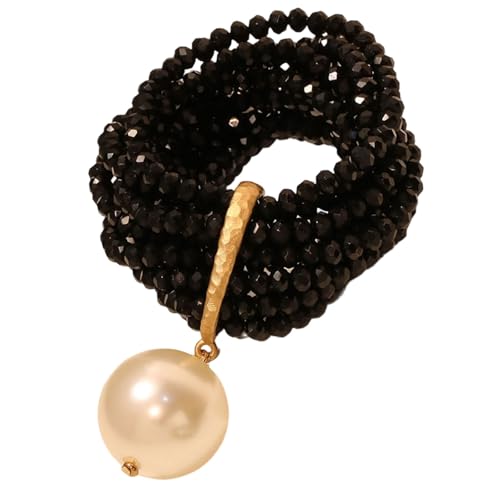 Pendentif en perles artificielles empilable pour fêtes et anniversaire