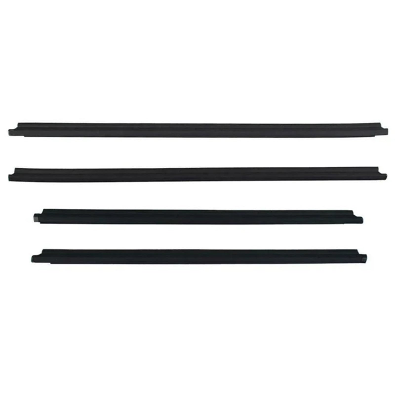 Glilar One Color Automotive Window Seals Compatible With Toyota For Fortuner 2004-2012 2013 2014 2015 68163-0K020 68164-0K020 Car Window Glass Sealed Strip Side Wheatherstrip