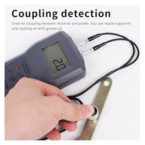 Calibrador Ultrasónico de Espesor de Precisión con LCD para Metales, Plásticos, PVC y Vidrio para Piezas Mecánicas (6500(0.1mm)) miniatura 5
