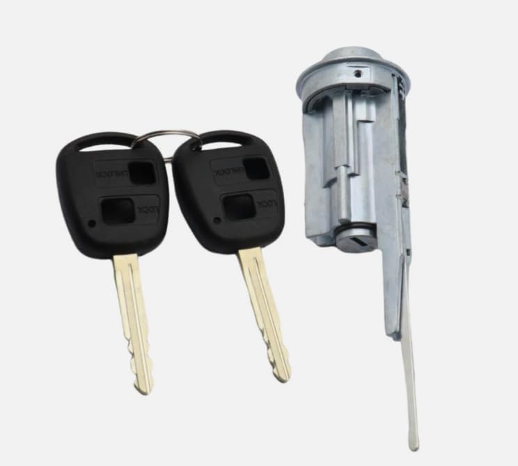 Fits for Sequoia 2001-2007 Tundra 03-06 Ignition Lock Cylinder Switch 2 Keys 89703-33070 8970333070