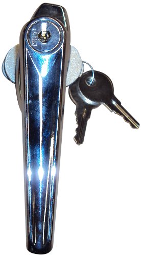 Eagle C-82N Lever Handle Door Lock with Non-Button Latch Keys, for All Cabinet Models